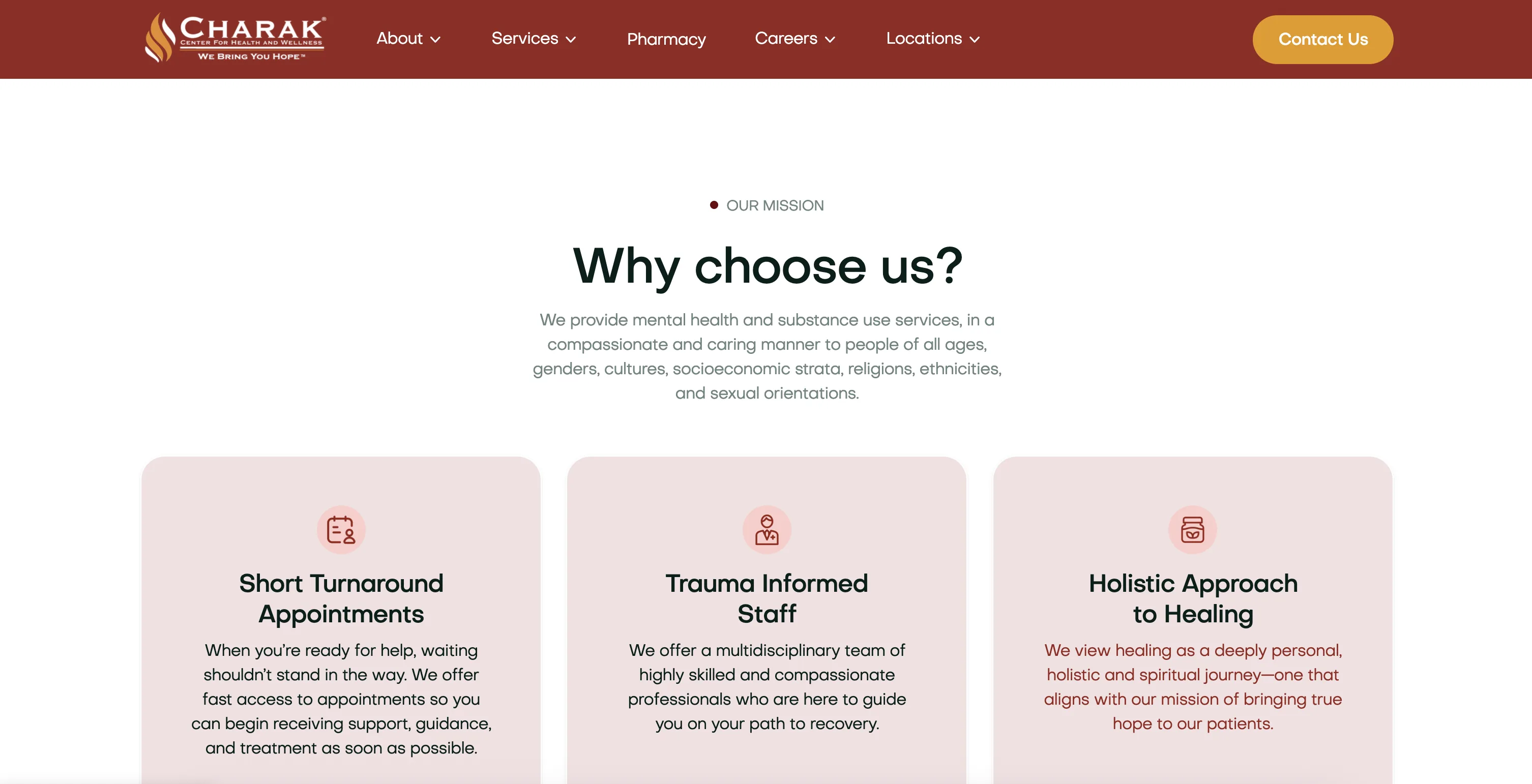Charak — Interior Page